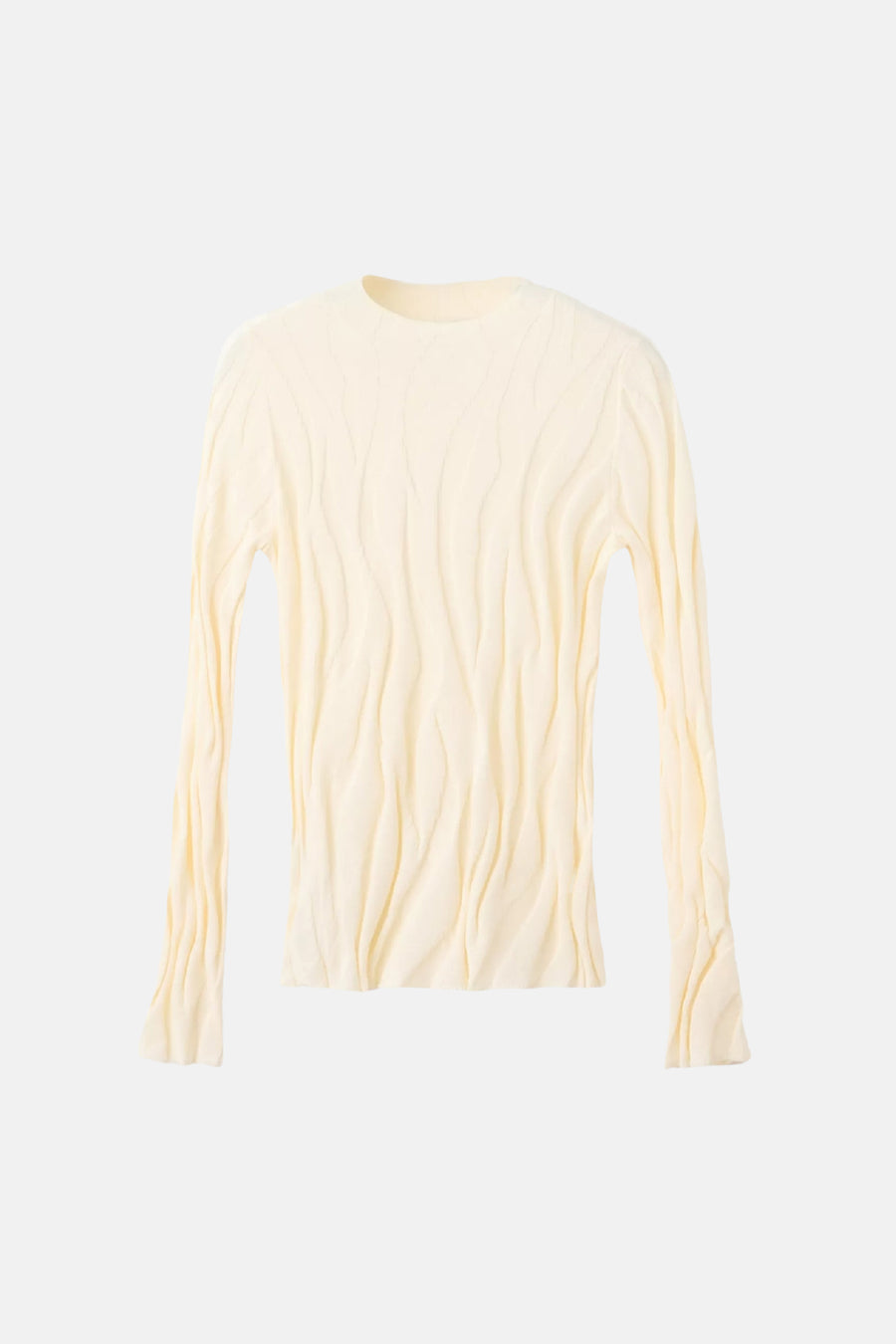 Pull col O - écru