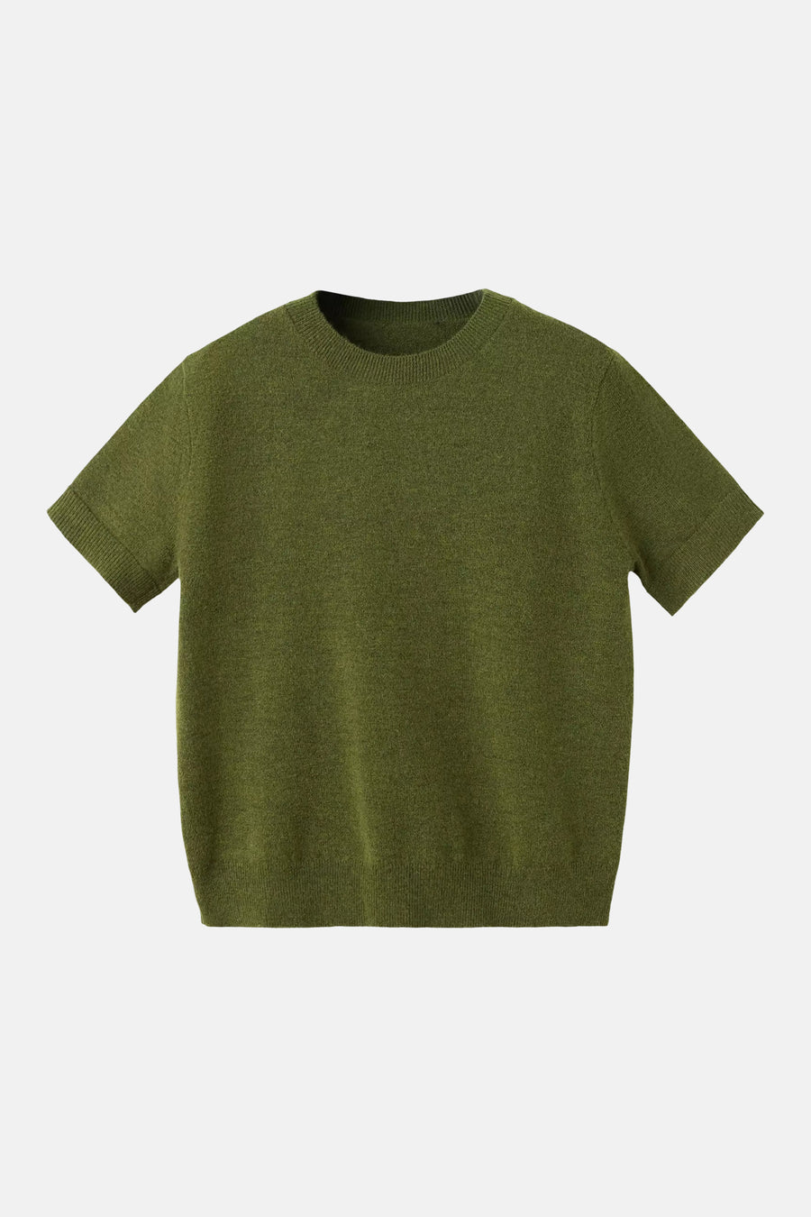 Pull met korte mouwen - groen