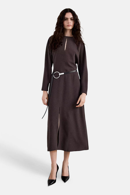 Robe  brun - MANGO