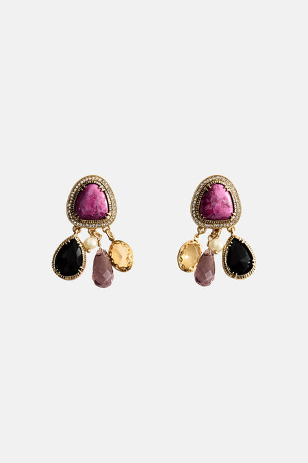 Boucles d'oreilles - multicolore