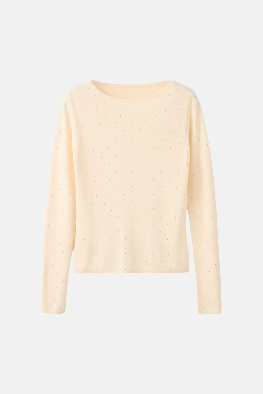 Trui met ronde hals ecru - MANGO