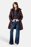 Dames tops jas gewatteerd bordeaux - MANGO