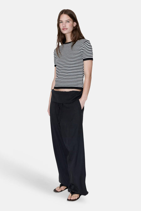 Dames tops pull korte mouw multicolore - MANGO