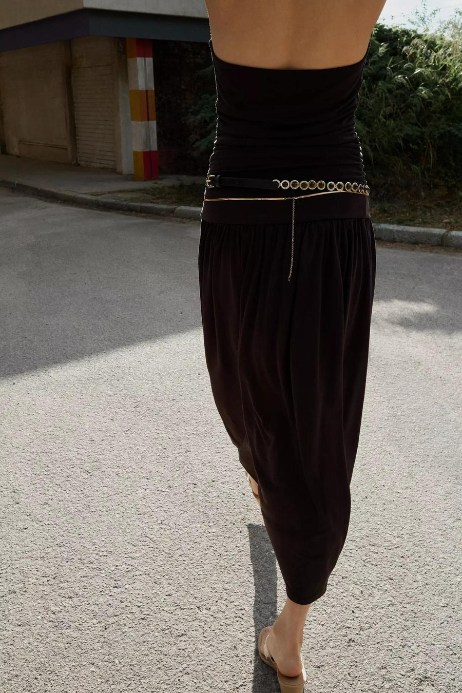 Robe sans manches - brun