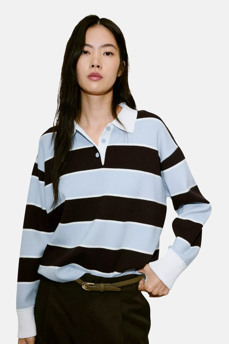 Pull col O - multicolore