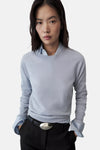 Pull O-hals - blauw