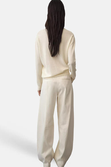 Pull O-hals - geel