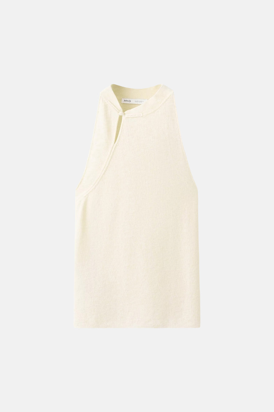 Blouse zonder mouwen - ecru