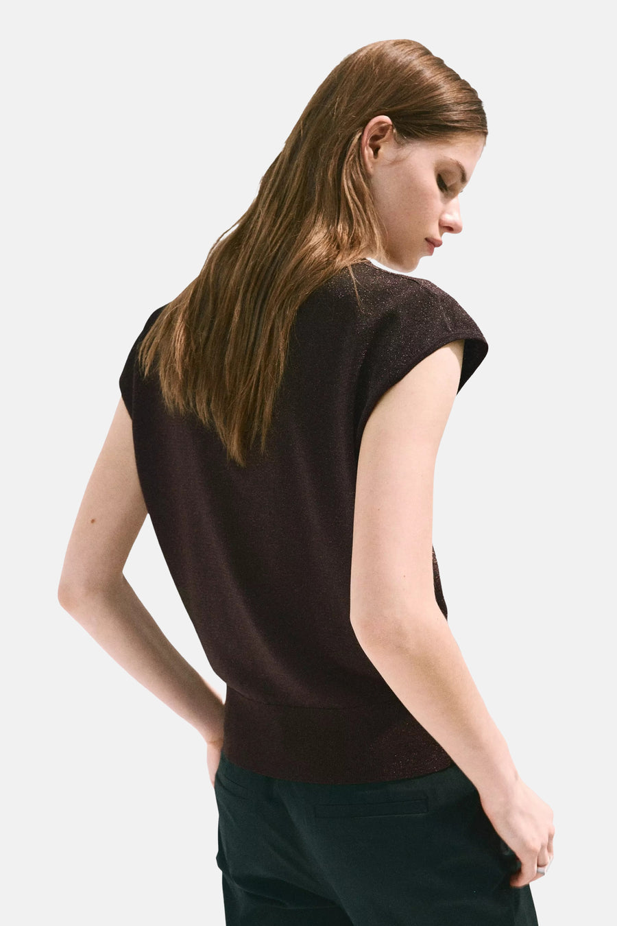 Gilet zonder mouwen - bruin
