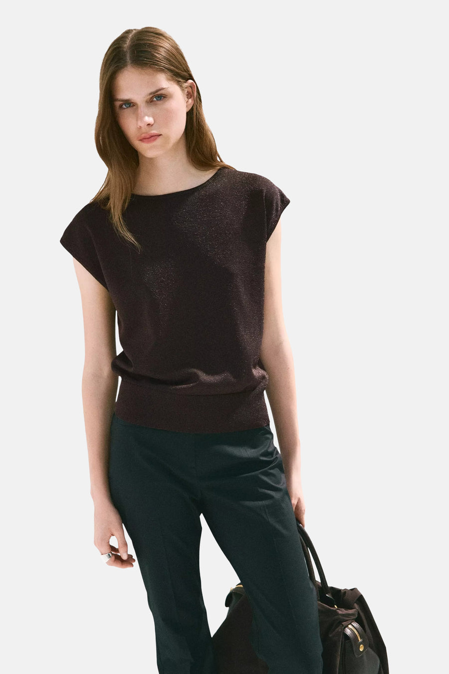 Gilet zonder mouwen - bruin
