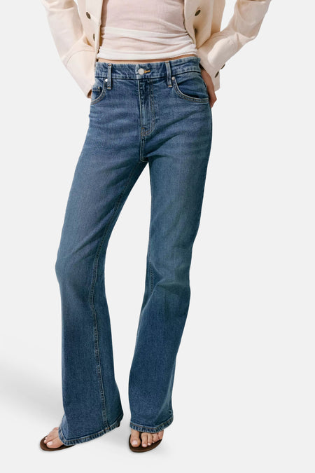 VIOLETA - mid blue denim