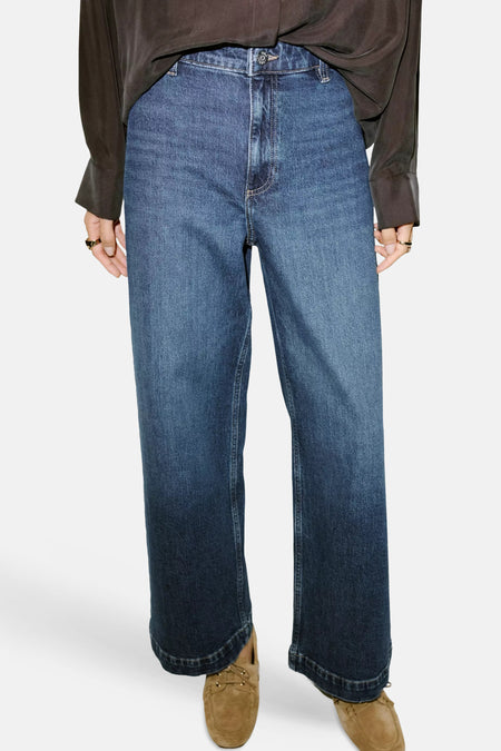 CATHERIN - dark blue denim