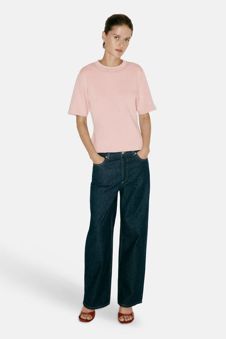 Pull à manches courtes - rose
