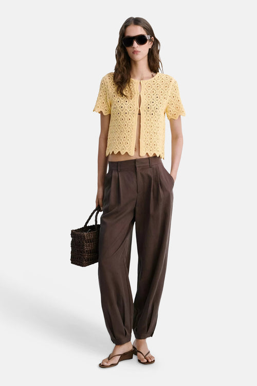Cardigan - geel