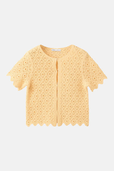 Cardigan - jaune