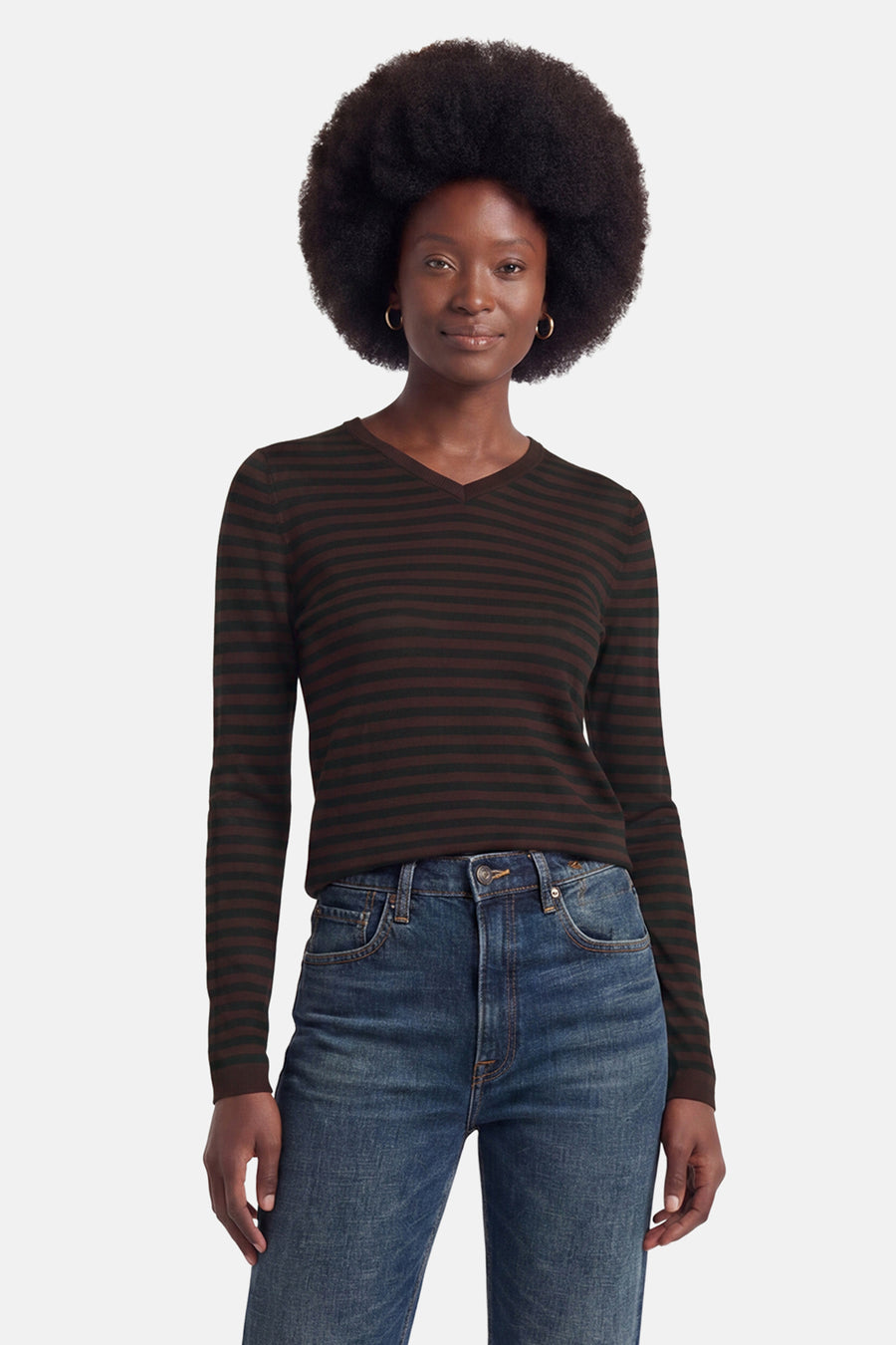 Pull V-hals - multicolor