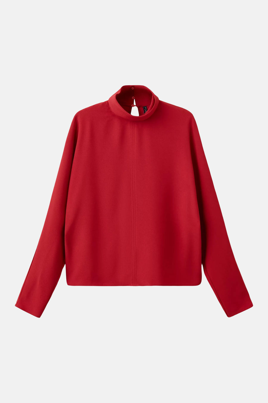 Blouse met lange mouwen - rood