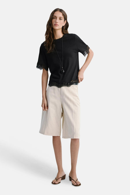 T-shirt met korte mouwen - zwart