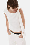 Gilet zonder mouwen - wit