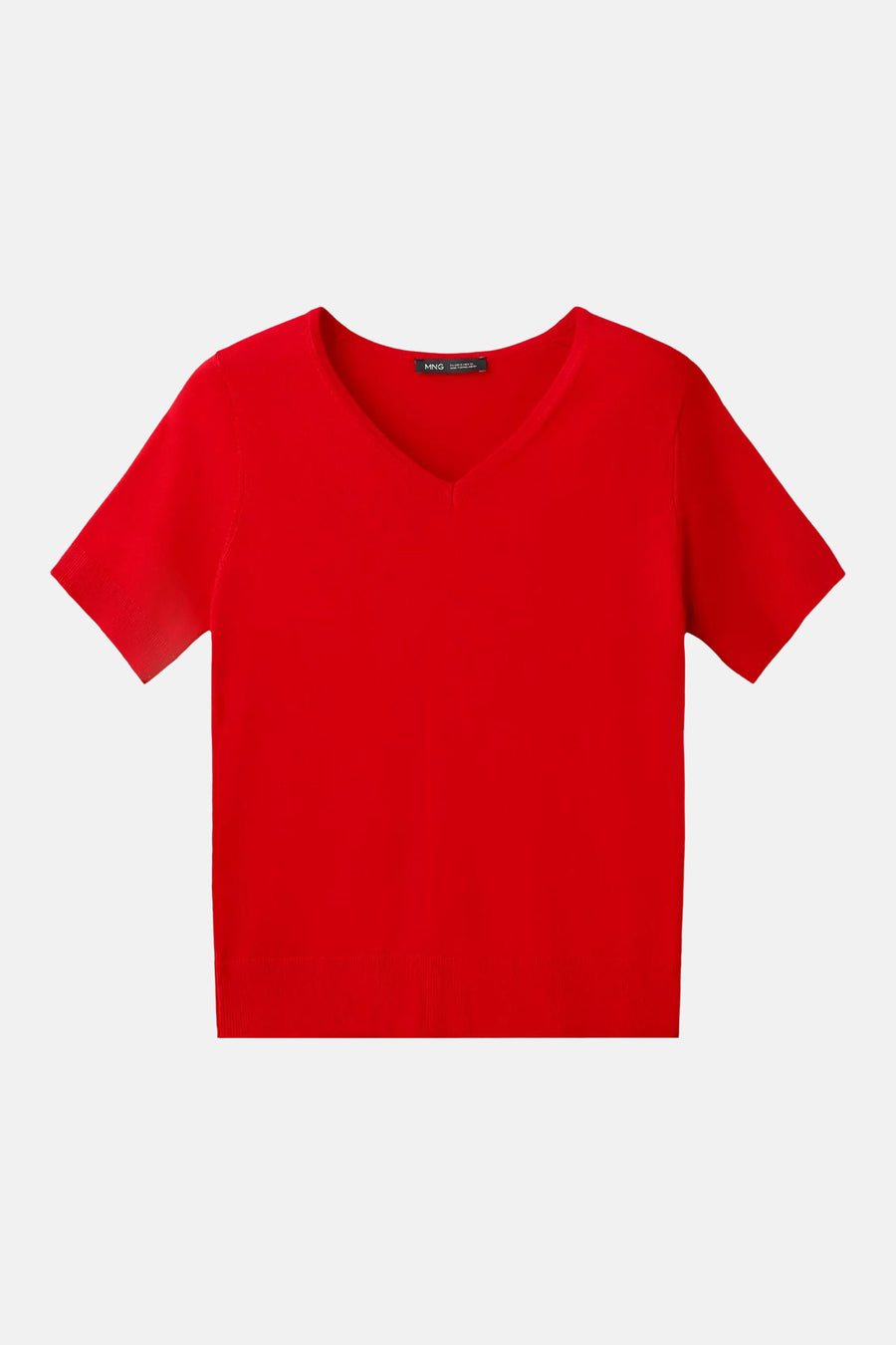 Pull korte mouw - rood