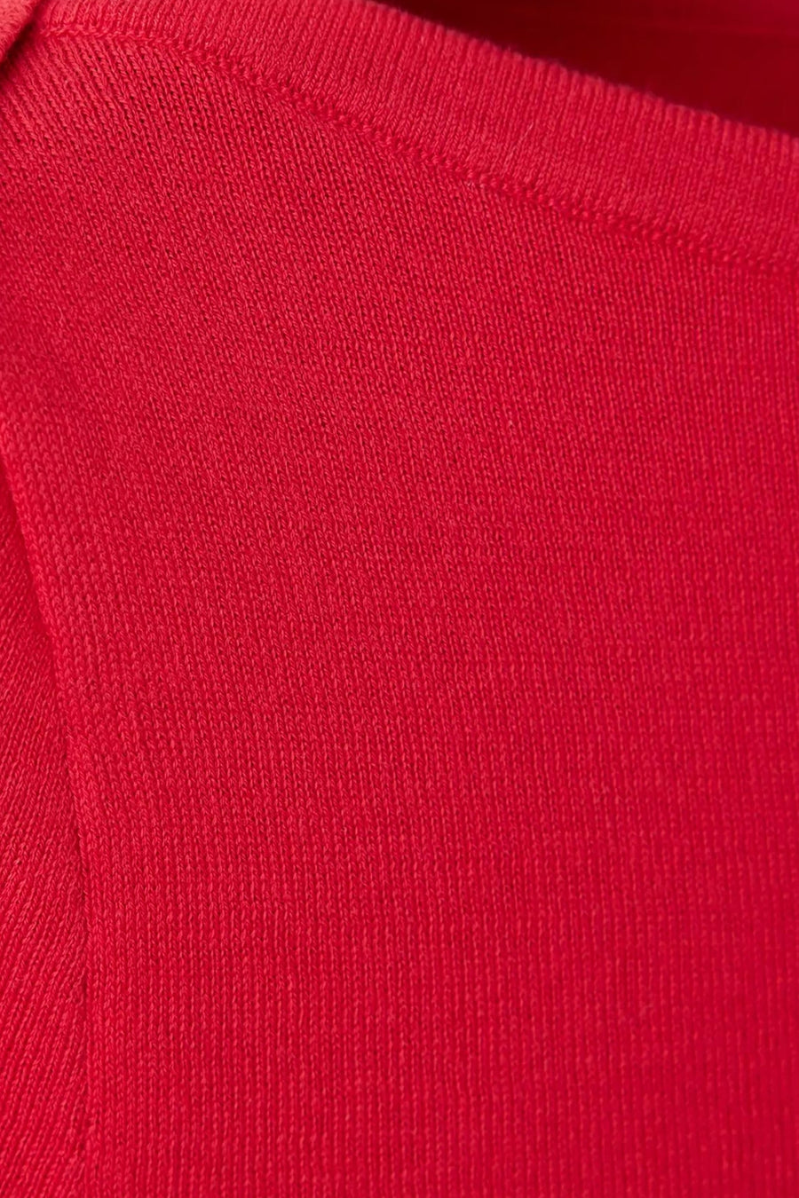 Pull met korte mouwen - rood