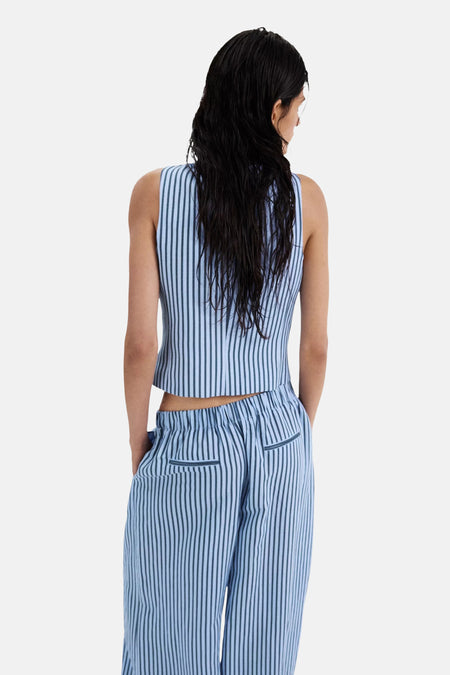Blouse sans manches - multicolore