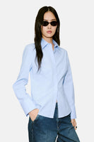 Chemise à manches longues - bleu
