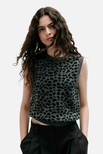 Gilet sans manches - multicolore
