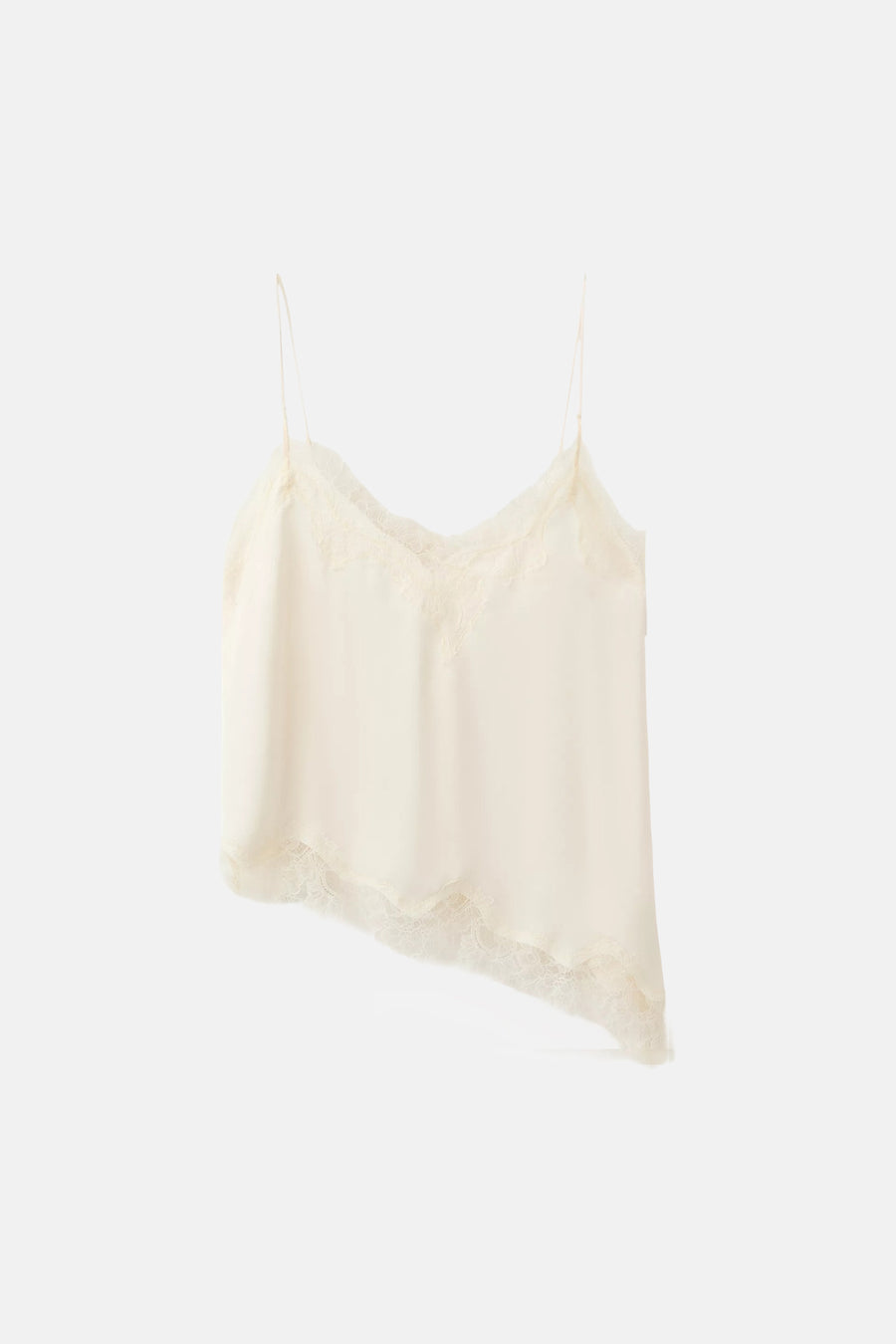 Blouse (zonder mouwen) ecru - MANGO