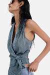 Blouse zonder mouwen - multicolor