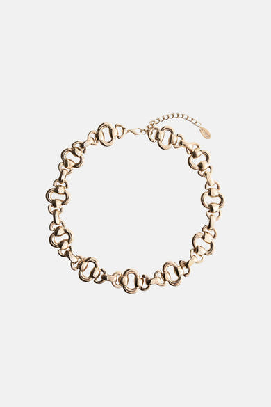 Korte halsketting - goud