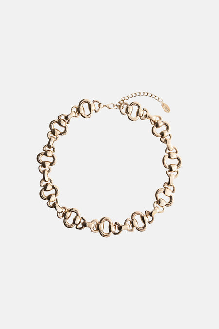 Korte halsketting - goud