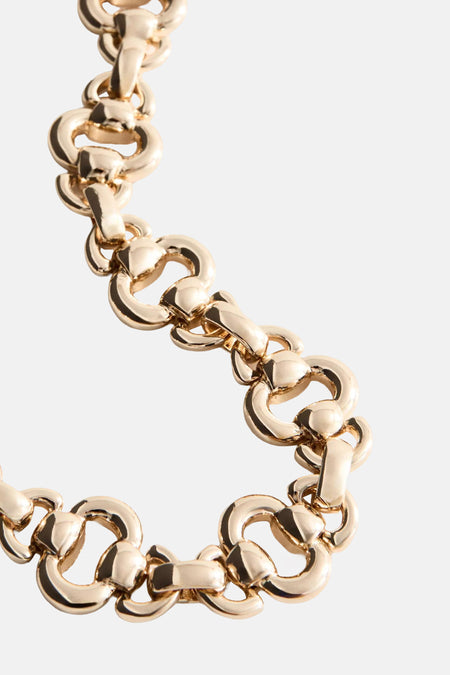 Korte halsketting - goud