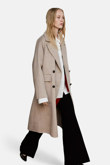 Dames tops jas formal beige - MANGO