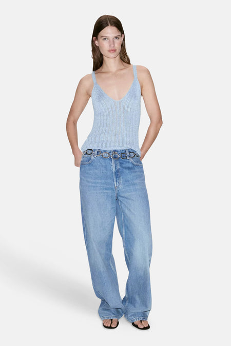 Top - blauw