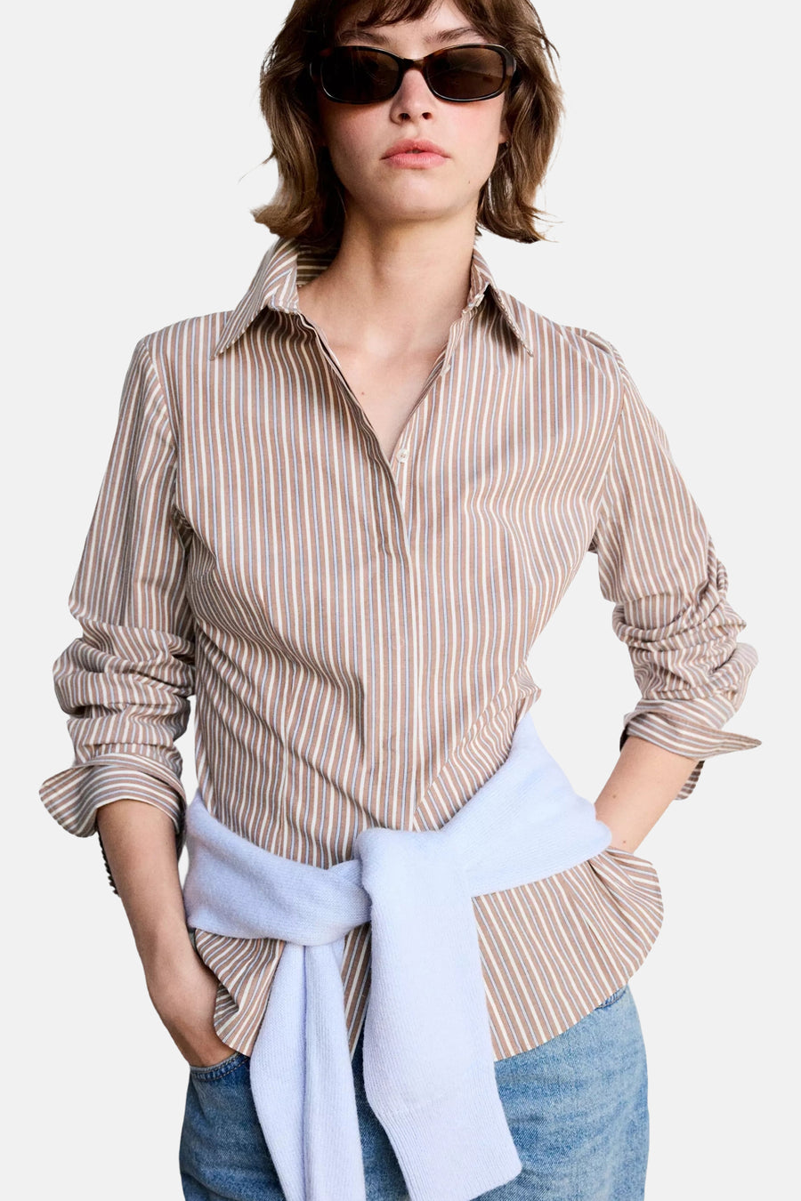 Chemise à manches longues - multicolore