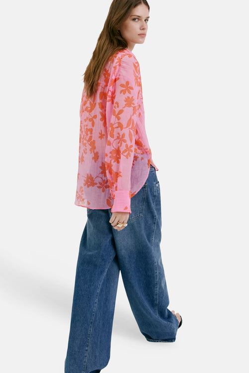 Blouse met lange mouwen - multicolor