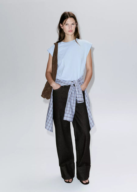 Top - blauw