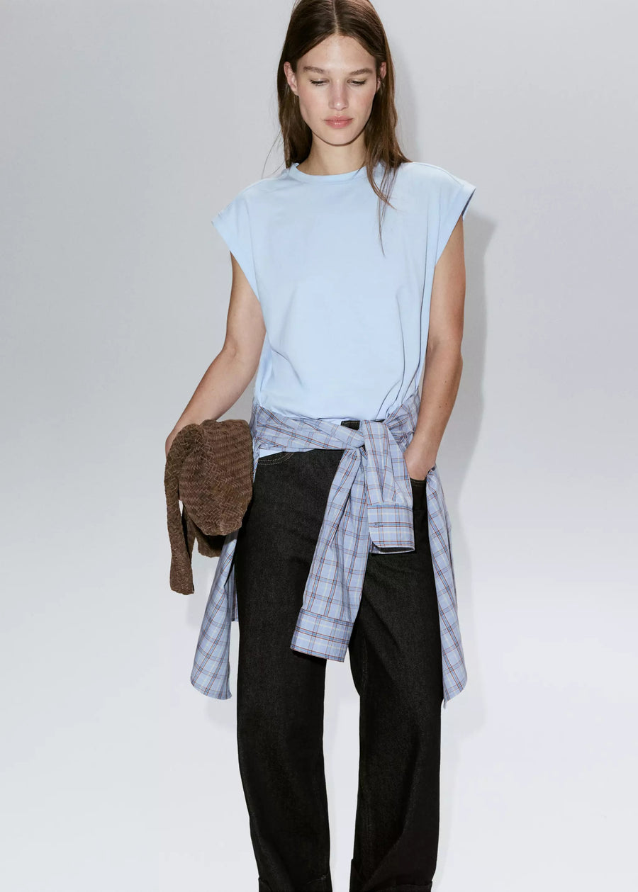 Top - bleu