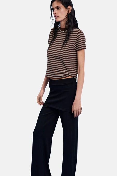 Pull à manches courtes - multicolore