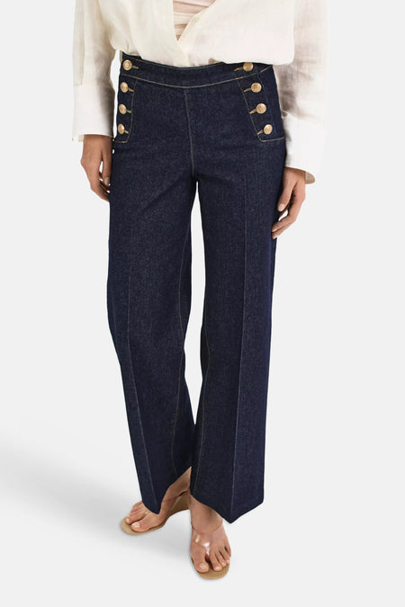 EMILY MANGO - dark blue denim