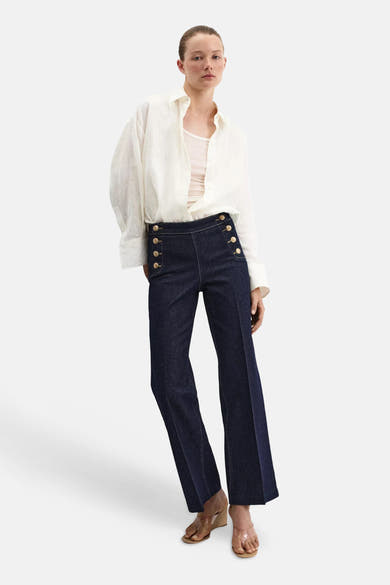 EMILY MANGO - dark blue denim