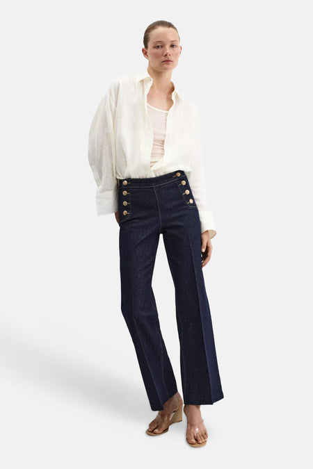 EMILY MANGO - dark blue denim