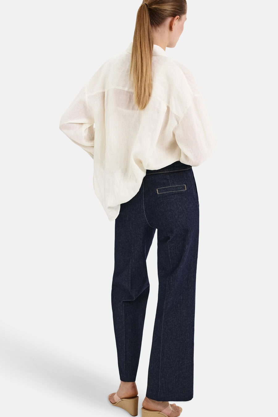 EMILY MANGO - dark blue denim