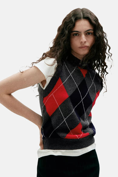 Gilet sans manches - multicolore