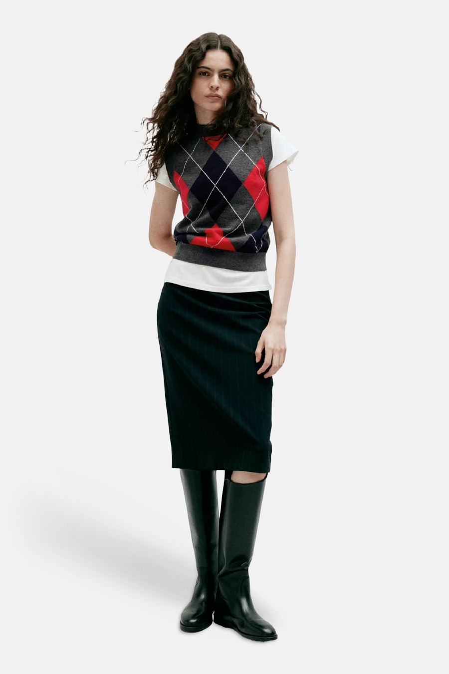 Gilet sans manches - multicolore