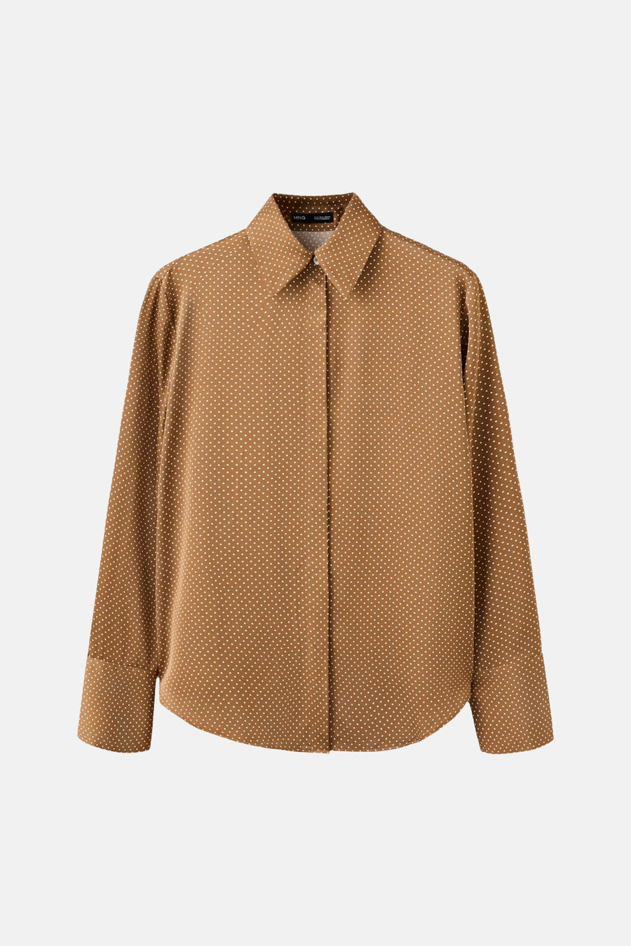Blouse à manches longues - Brun