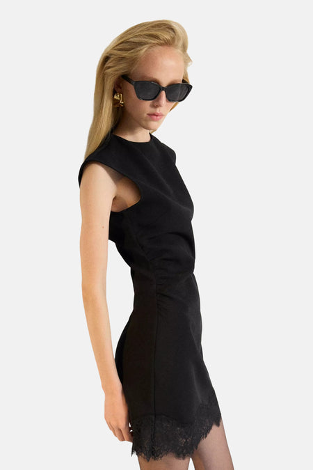 Robe  noir - MANGO
