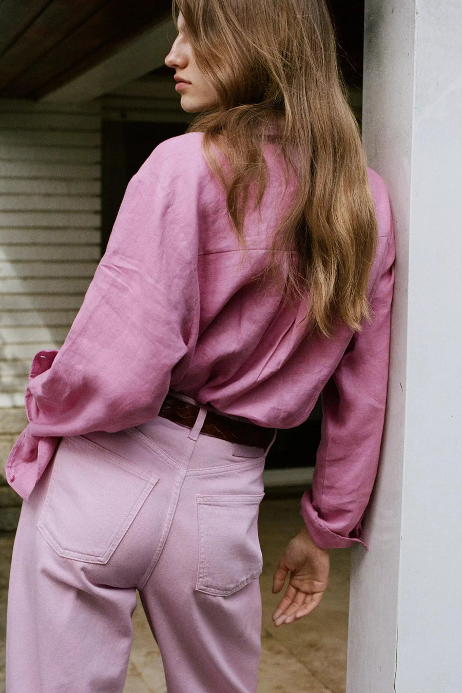 Hemd met lange mouwen - roze