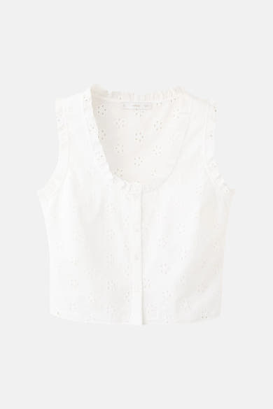 Blouse - blanc